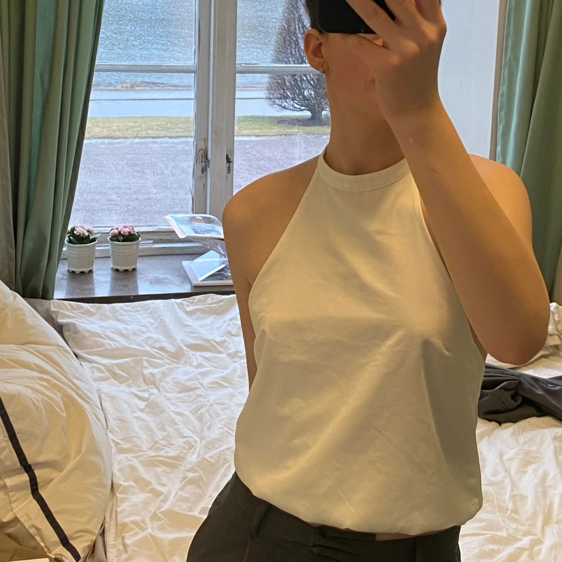 Topp med öppen rygg - 90