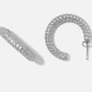 Äkta silver hoop örhängen 😍 - Helt nya superfina äkta silver hoops s925 aldrig använda 🌸 säljs då jag inte använder silver alls☹️