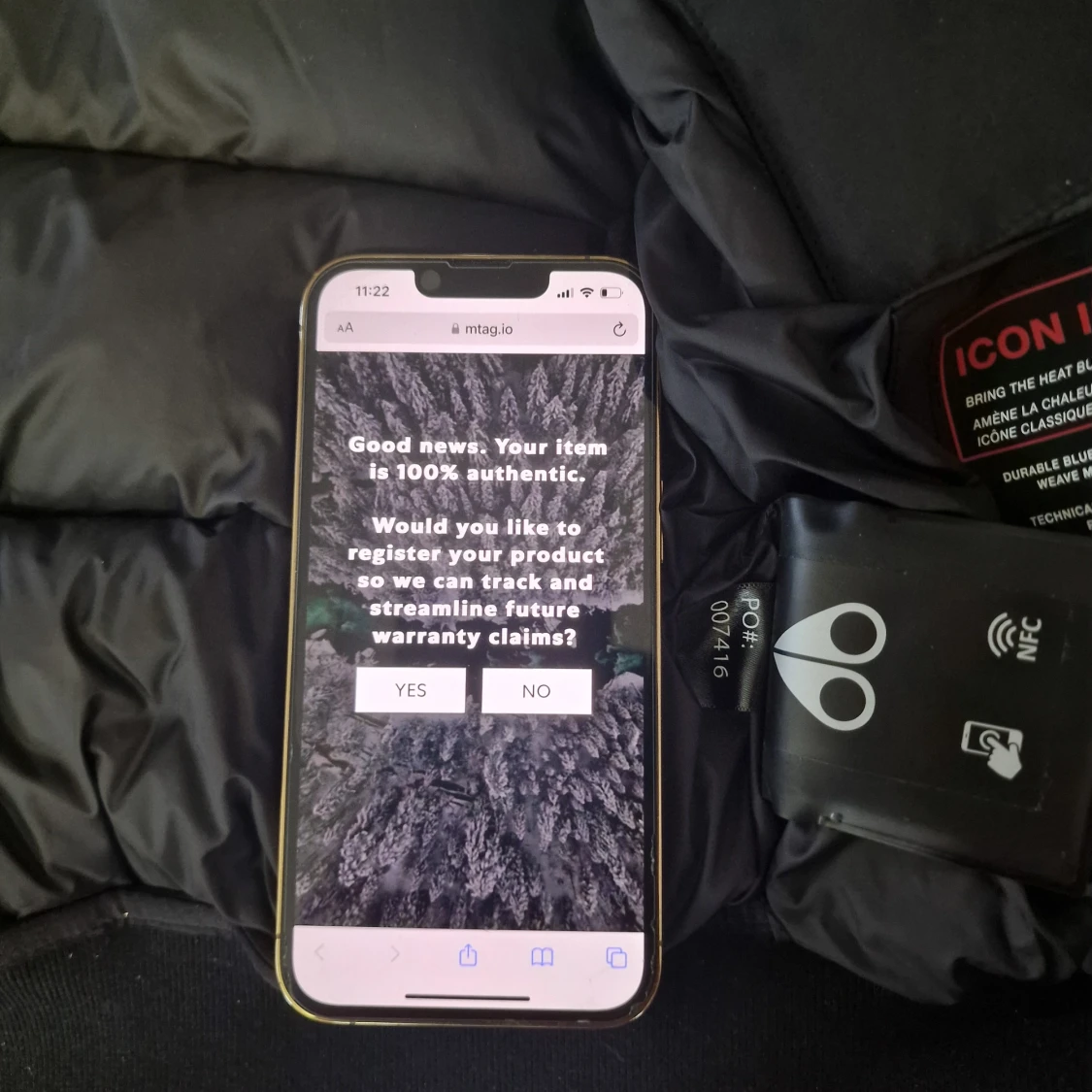 (Kvitto Finns) Oanvänd Moose Knuckles Bomber Jacket (Storlek M) (NFC) - 2