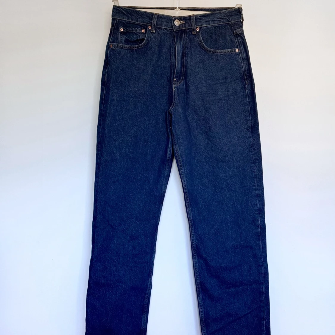 Raka, blå jeans