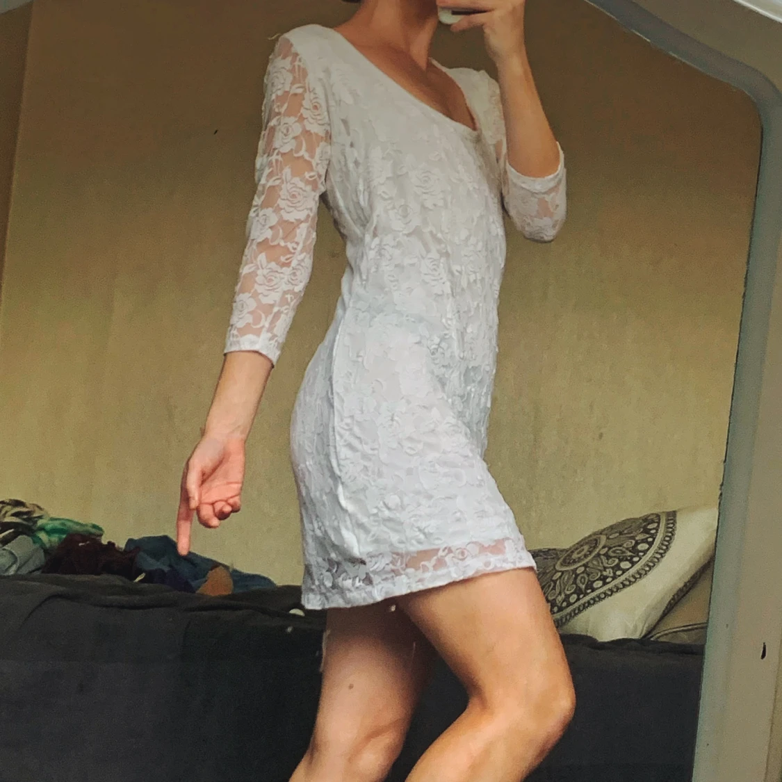 Spets-klänning  - 90