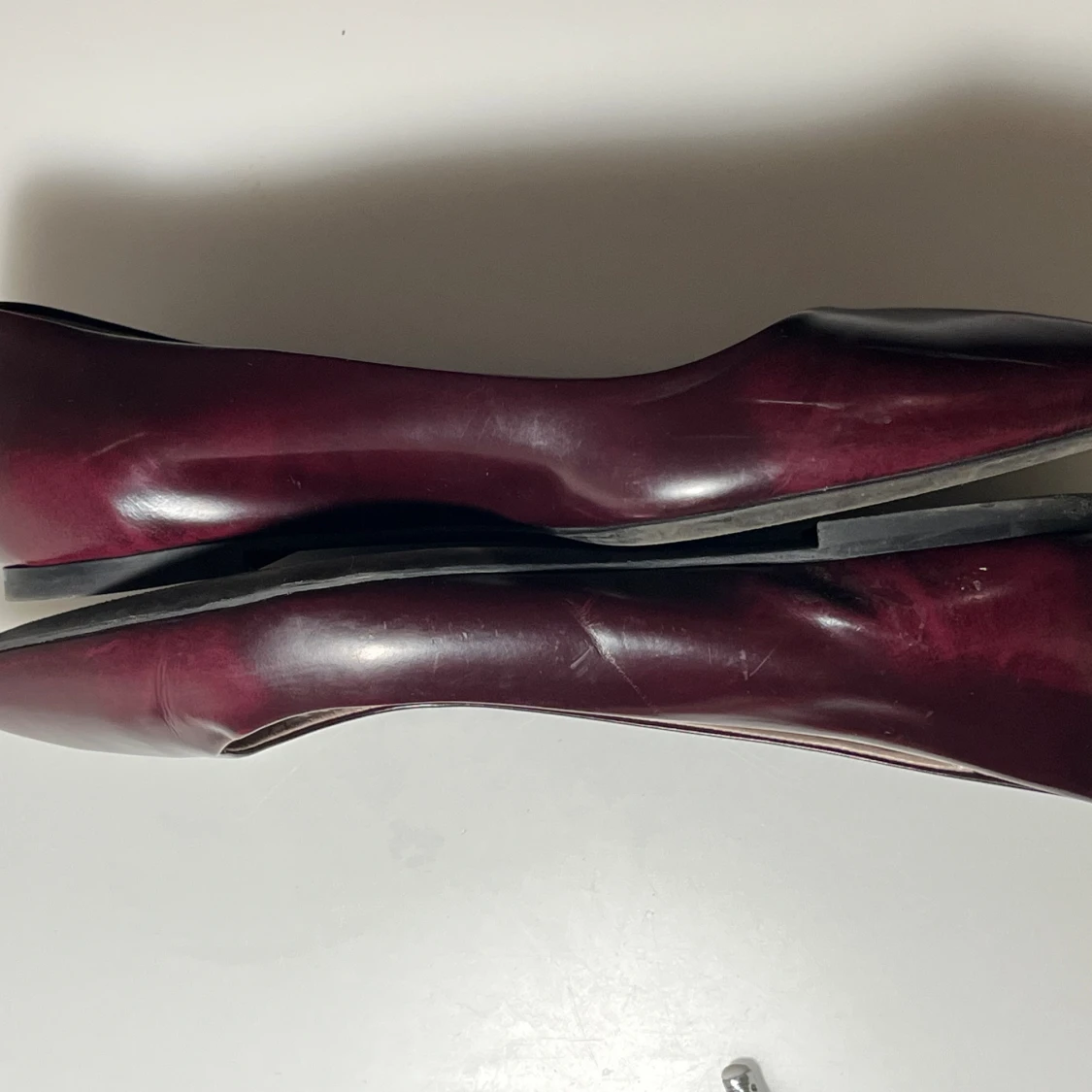 Vintage röda ballerinaskor - 91