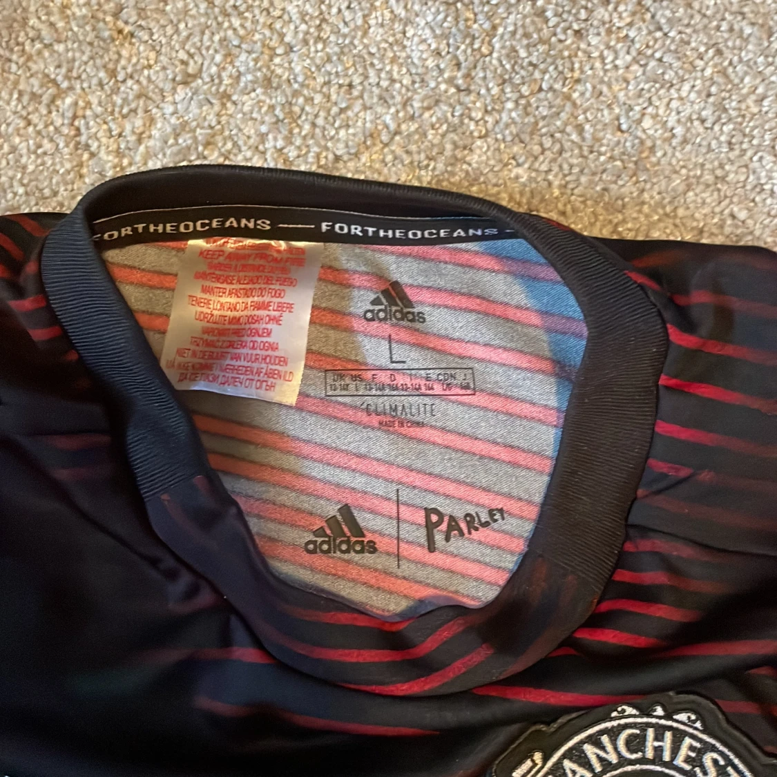 Adidas Manchester United tränings t shirt - 92