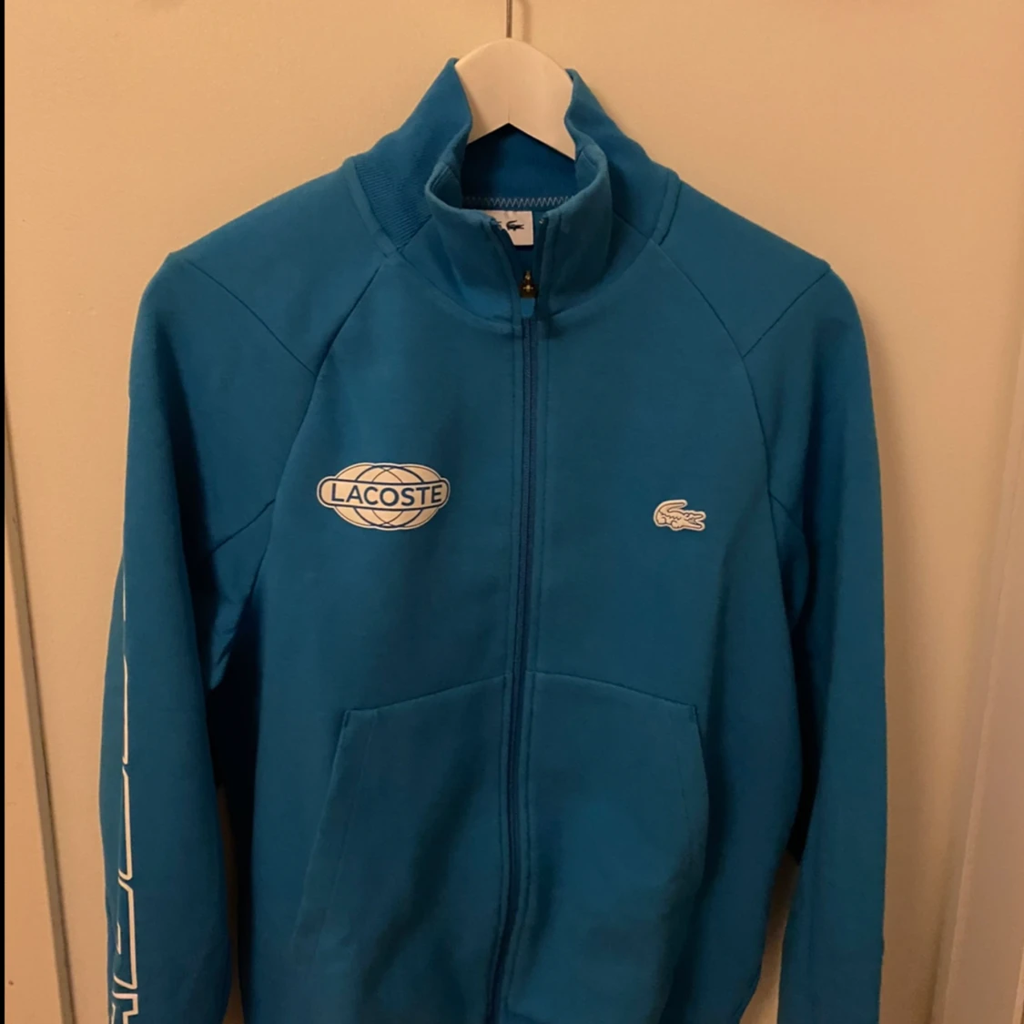 Lacoste zip tröja 