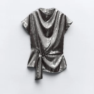 festtopp - så snygg festtopp från zara, använd en gång