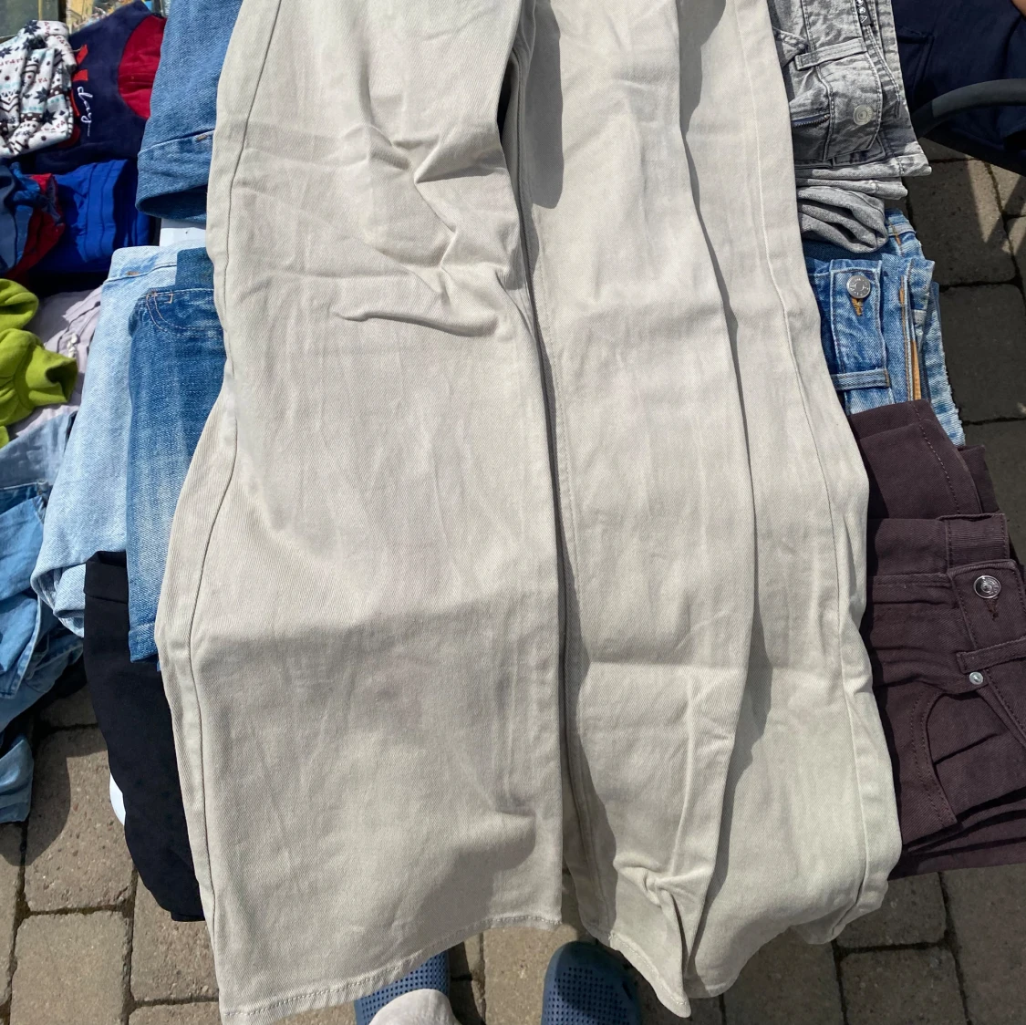 Högmidjade jeans - 90