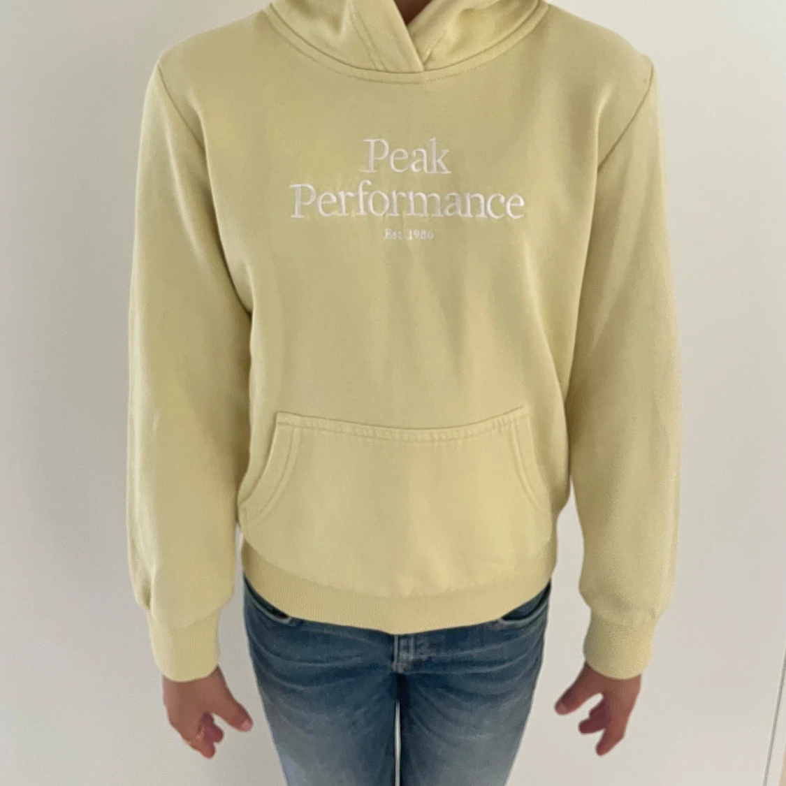 Ljusgul peak Hoodie 