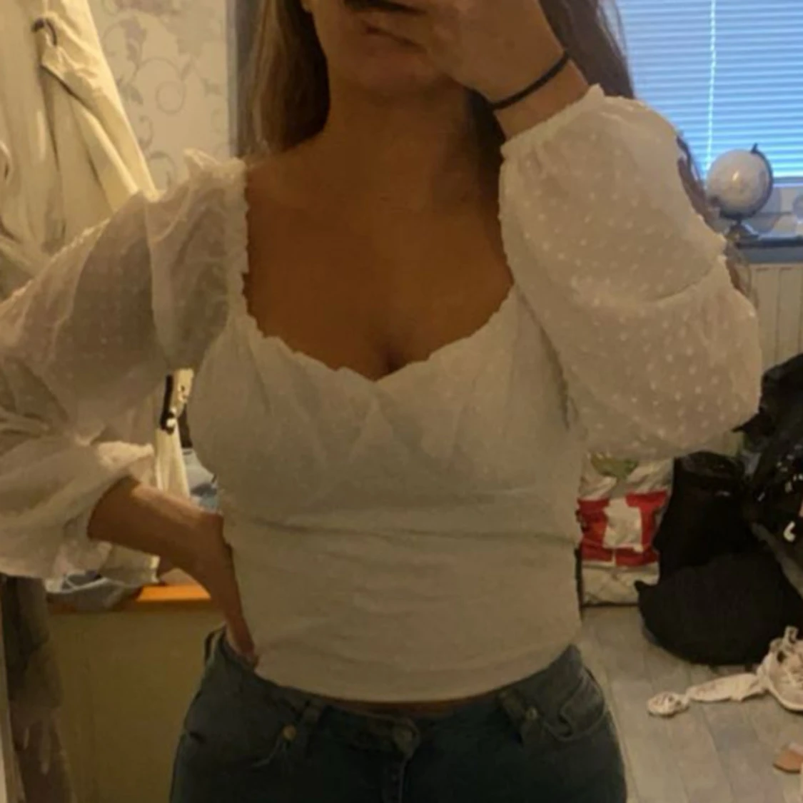 Fin chiffongblus - 90