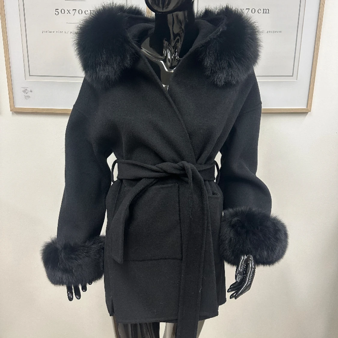 Vanessa coat black