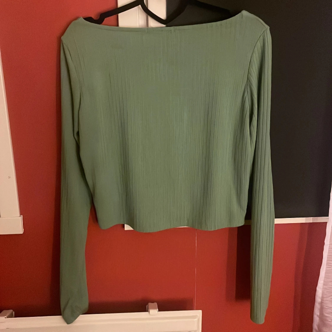 mint/ljus grön crop top - 90