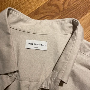 Helt ny skjorta bara upptvättad - Helt oanvänd skjorta från Volt av deras märke These glory days. Skick 10/10 Storlek L