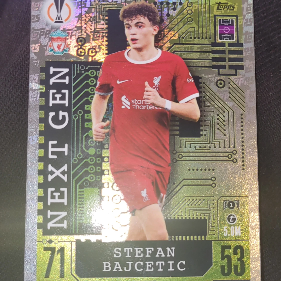 Stefan Bajcetic. Next gen kort