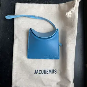 Jacquemus Le Pitchoun light blue mini pouch never used with dust bag