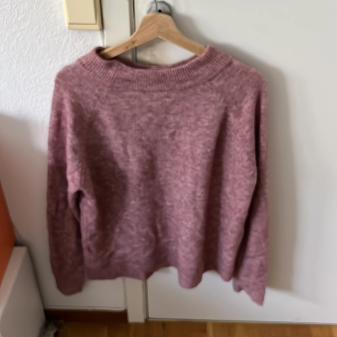 Stickad rosa tröja💕 - 90