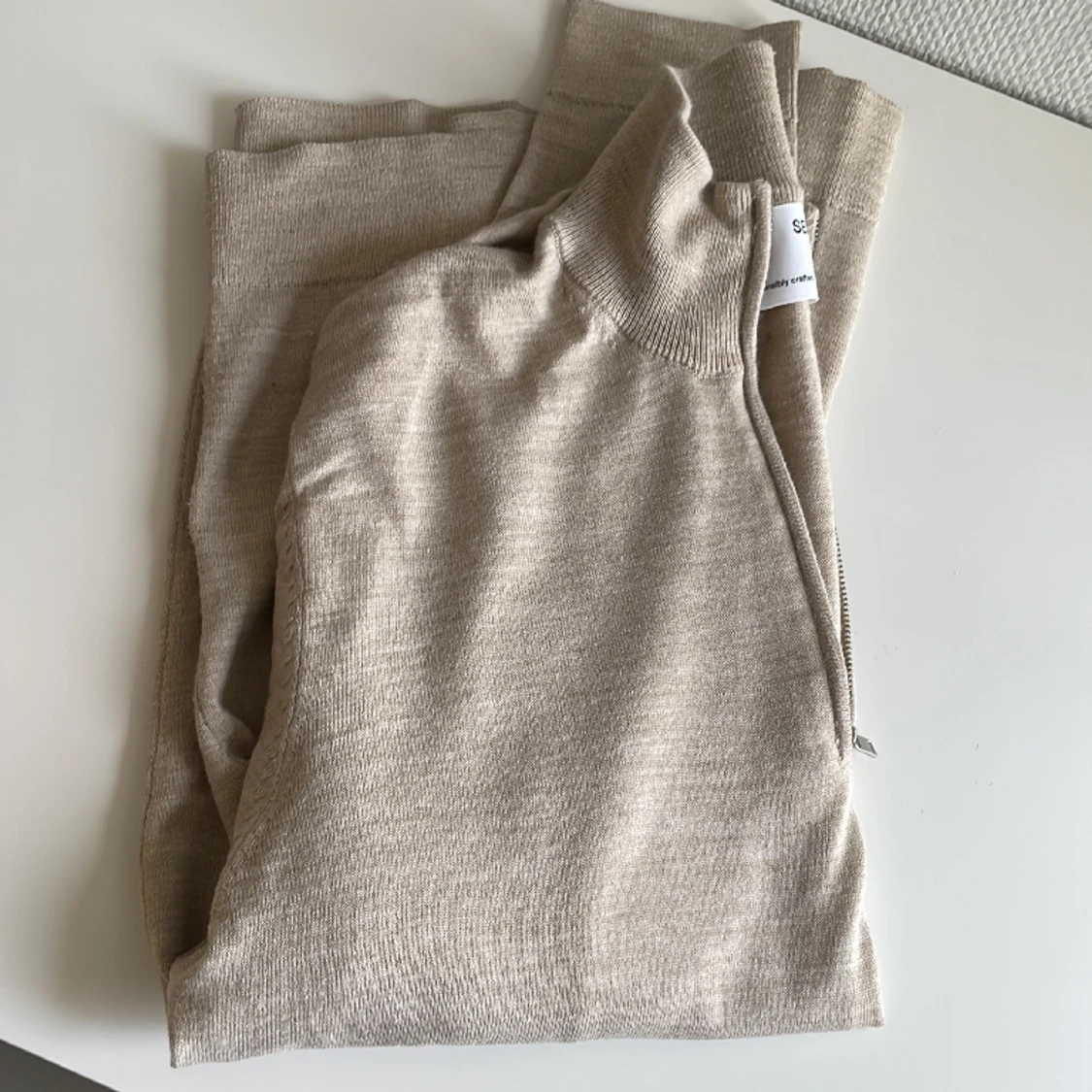 Half-zip beige  - 90