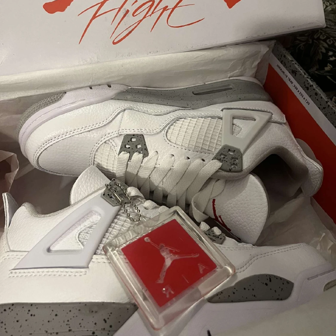 Air Jordan 4 Tech Grey / Oreo White - 91