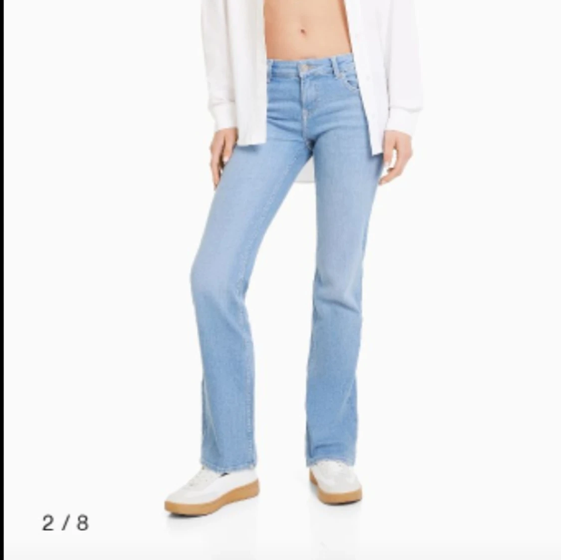 Lågmidjade bootcut jeans