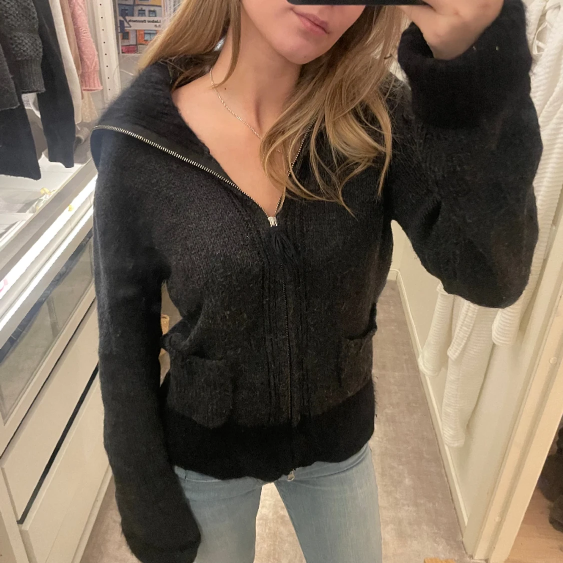 Cool stickad kofta  - 90