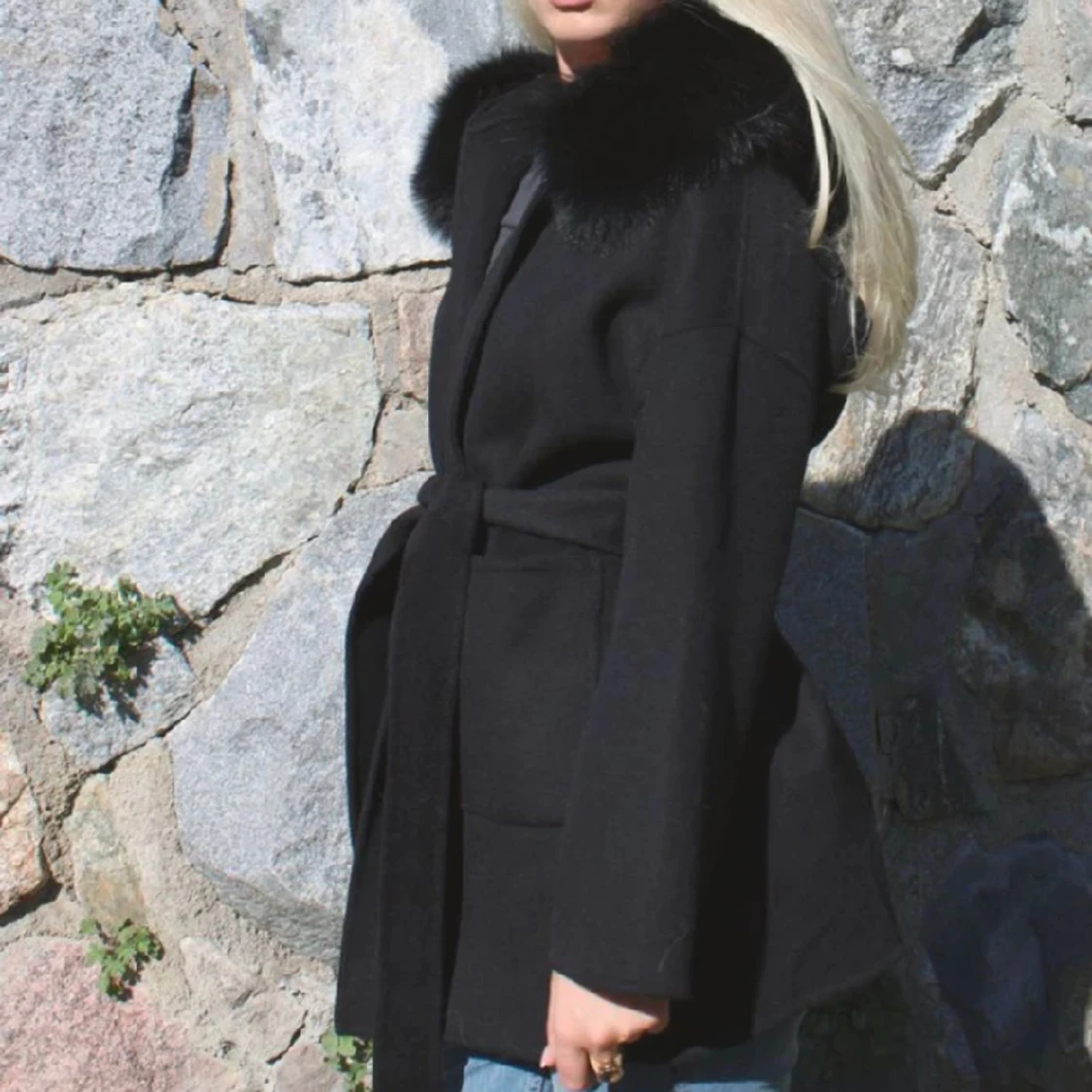 Kappa Med Äkta Päls - 90