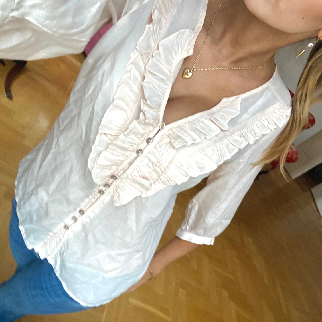 ljusrosa blus💓🥰