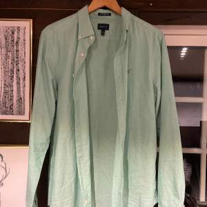 Gant Oxford skjorta i turkosgrön 41/42 i storlek och aldrig använda för blev för stor