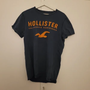 Hollister T-shirt - En marinblå Hollister T-shirt.  I fint skick!