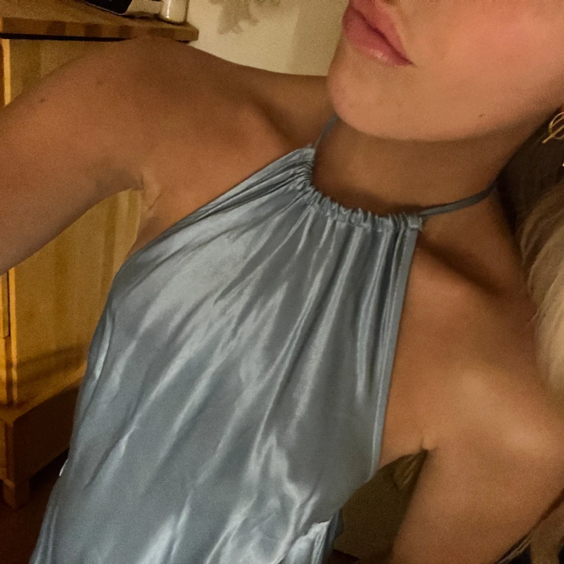 Öppen rygg klänning  - 90