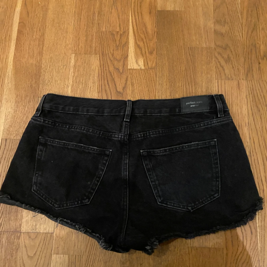 Lågmidjade jeansshorts - 90