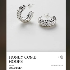 Runda örhängen  - Använda ett fåtal gånger. 