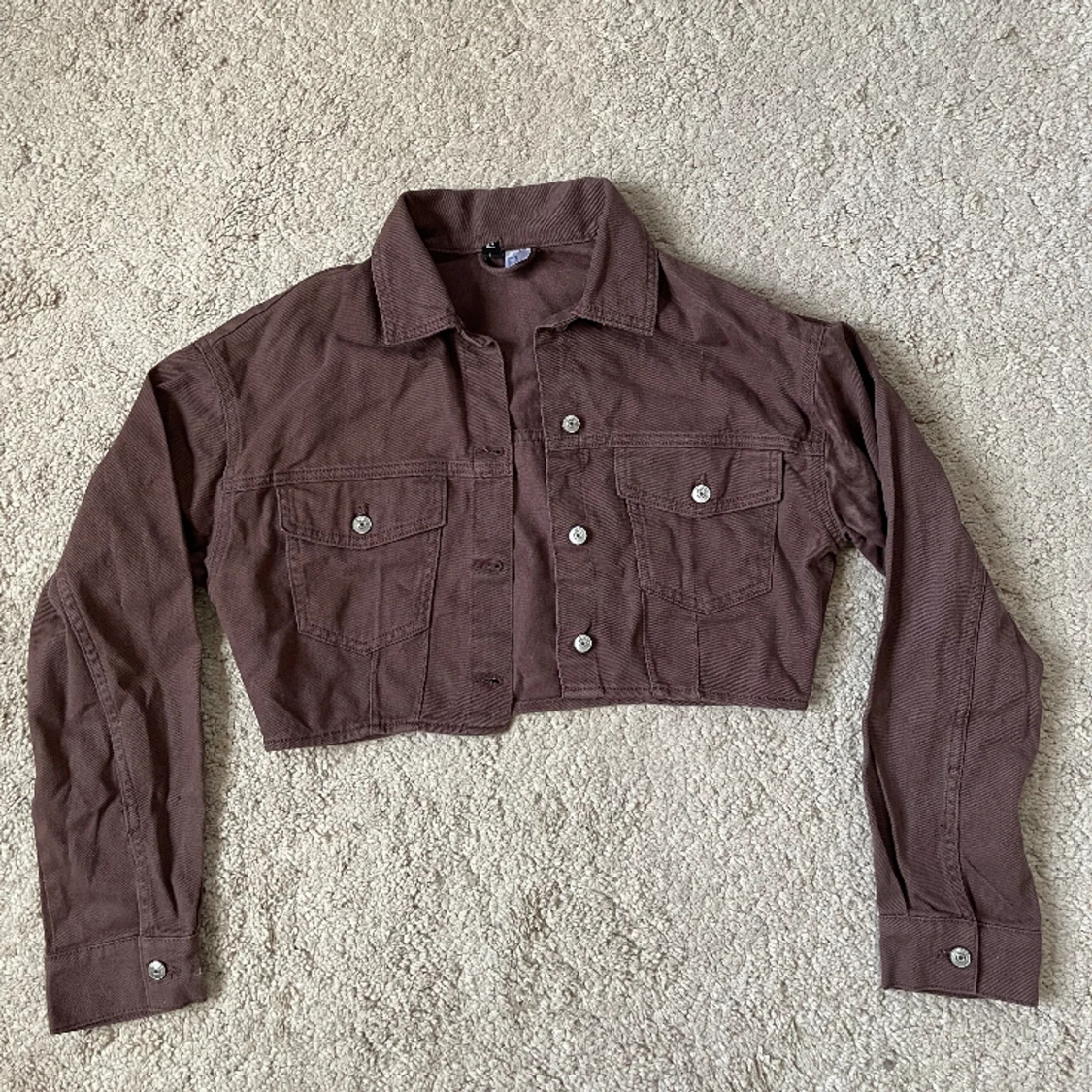 Brun Jeansjacka 