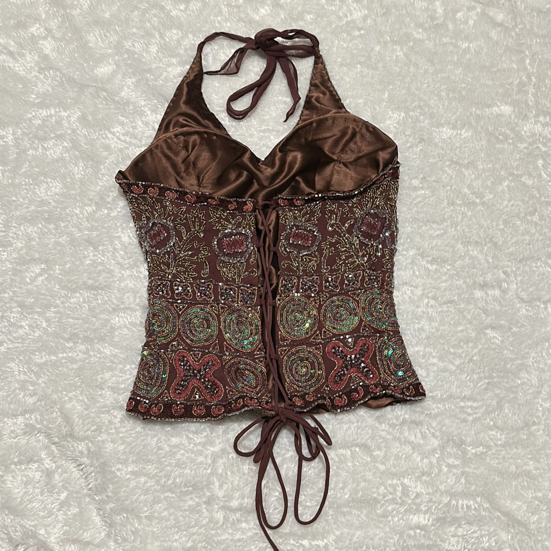 Topp med paljetter  - 90