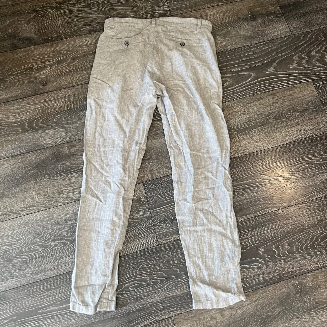 Linnebyxor Gråa - 90