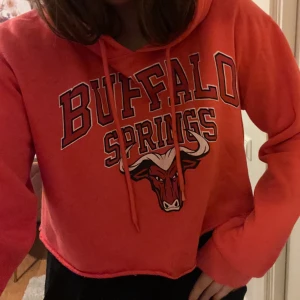 Croped hoodie - Knappt använd, jättefin lite kortare hoodie, väldigt mjuk inuti, köparen står för frakt🧡
