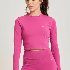 Träningstopp  - Croppad långarmad topp från my protein, nästan aldrig använd. Nypris 289kr