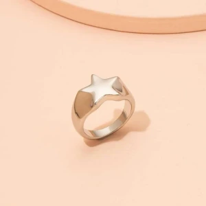 Silver ring - Fin silver ring med stjärna 