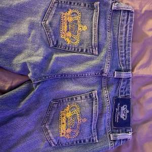 Lågmidjade victoria beckham jeans, bootcut💕storlek 34/36