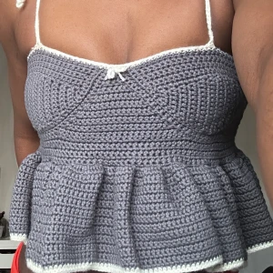 Meredith Crochet tröja  - Handmade crochet top, perfect for summer! 