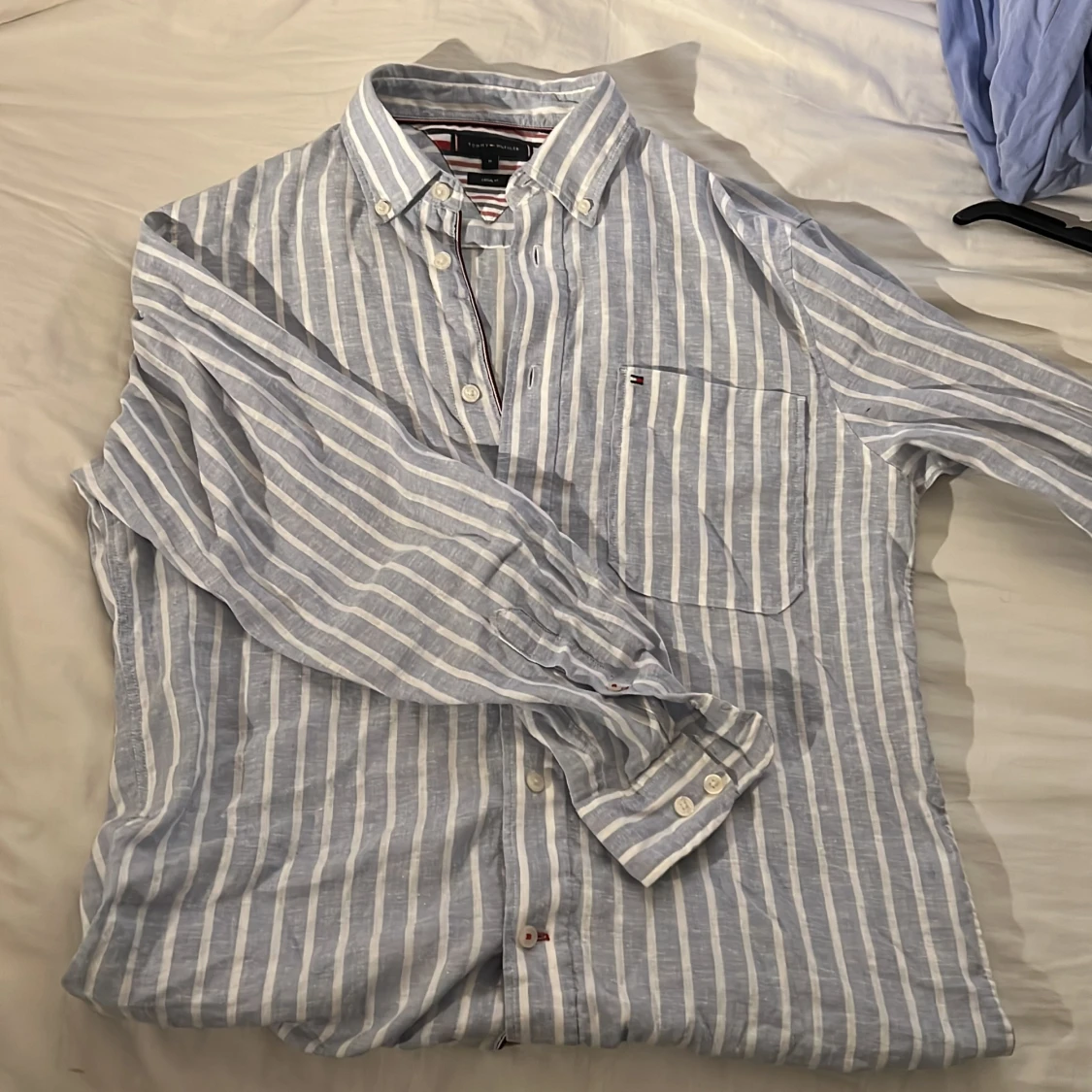 Tommy Hilfiger linneskjorta stl M - 91