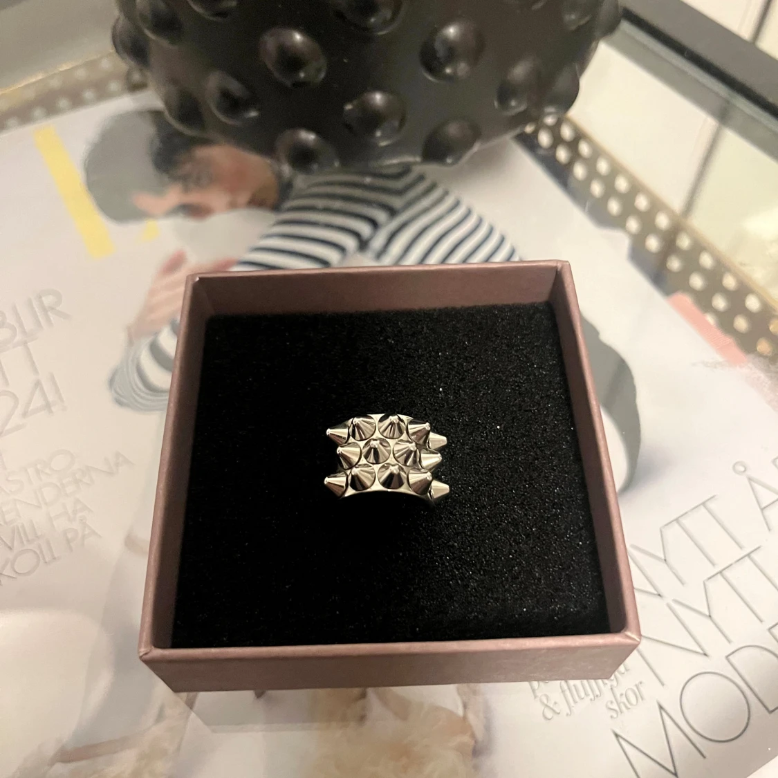 Silver edblad ring - 90