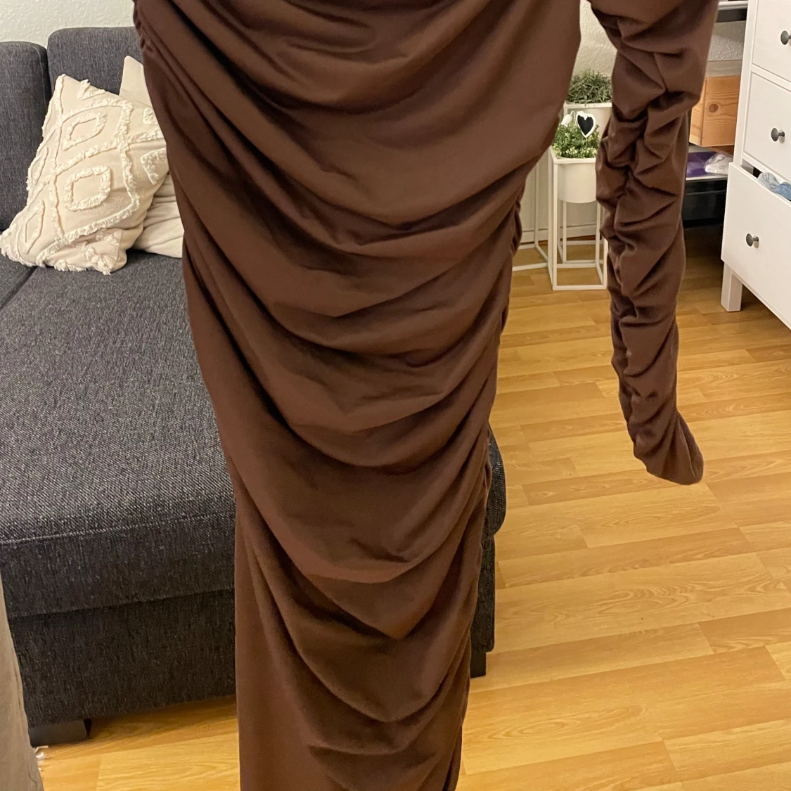 Brun klänning - 91