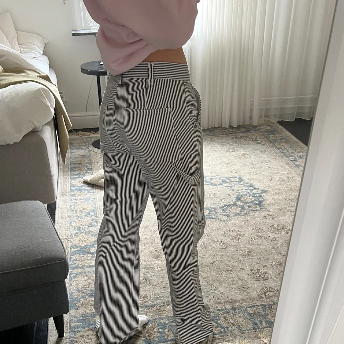 mango randiga byxor  - 90