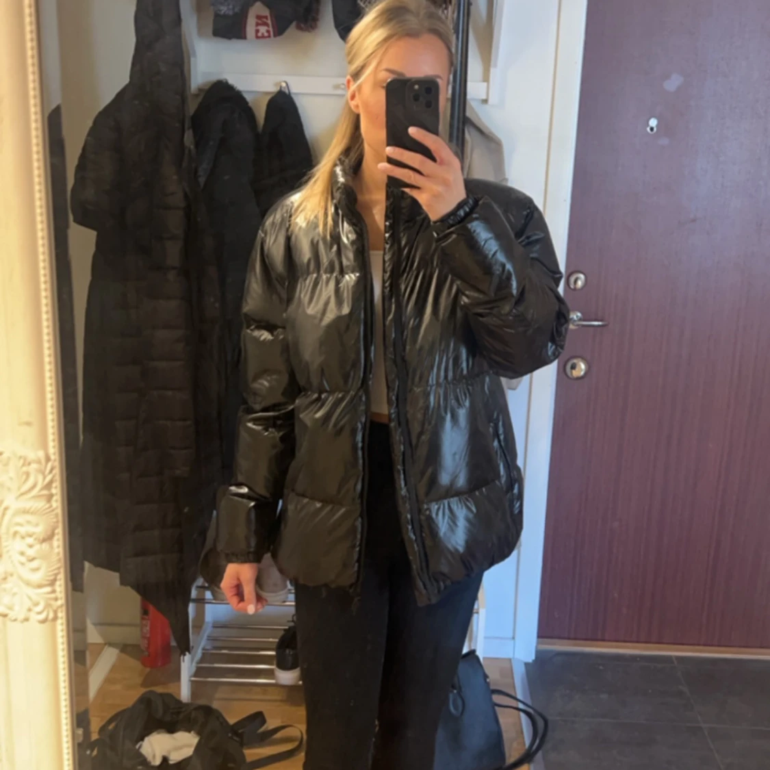 Svart vinterjacka - 91