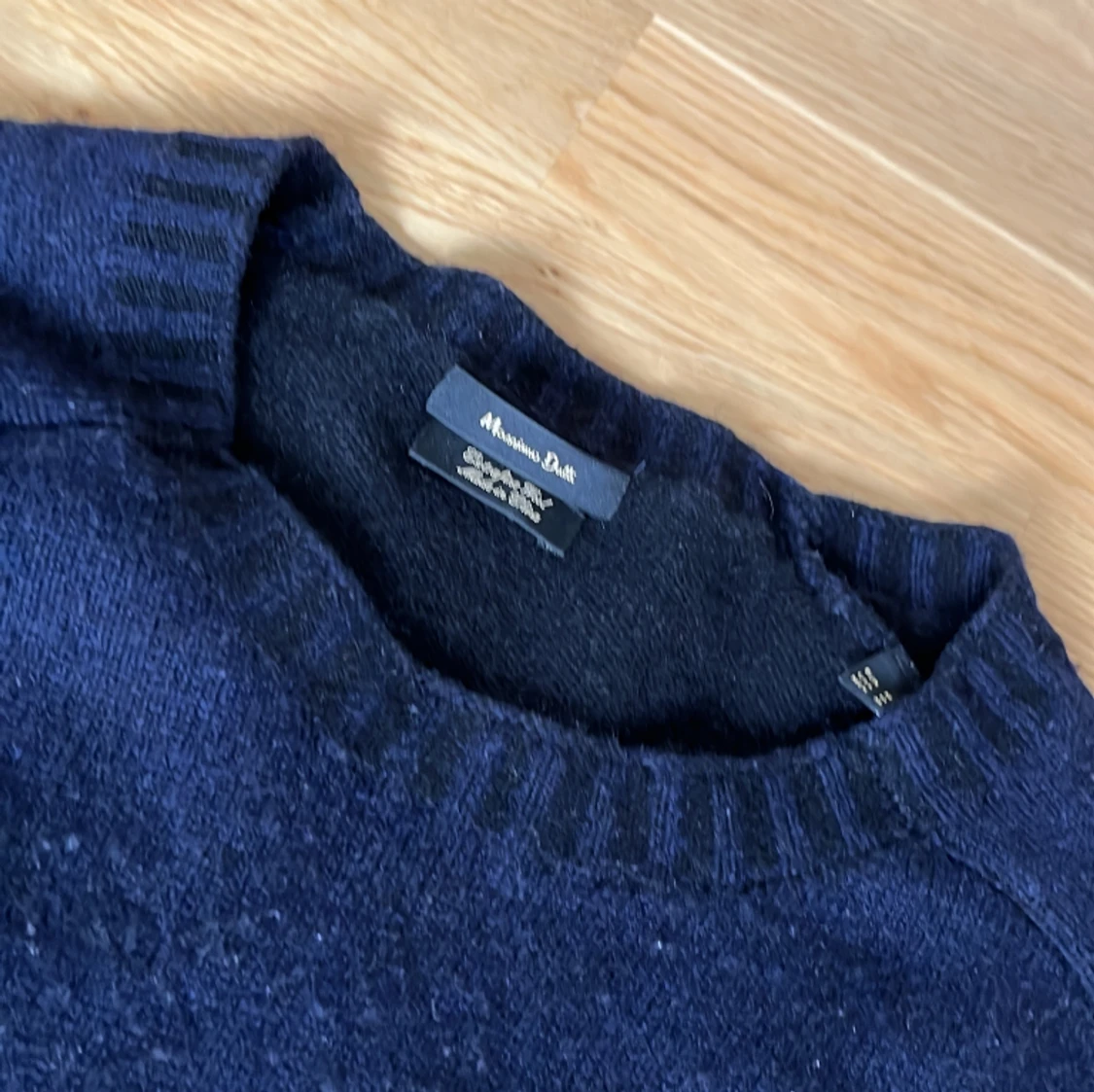 Hoodie mörkblå - 90