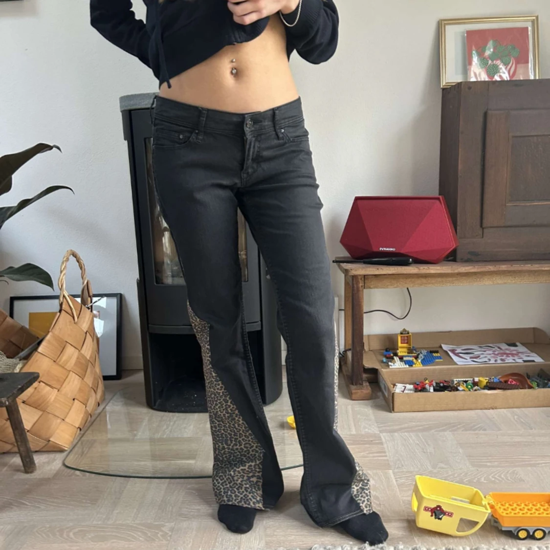 Leopard jeans - 90