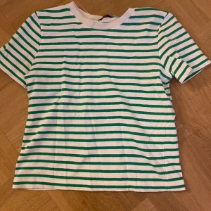Tröja  - Grön och vit randig tröja ifrån Zara. Bra skick. 