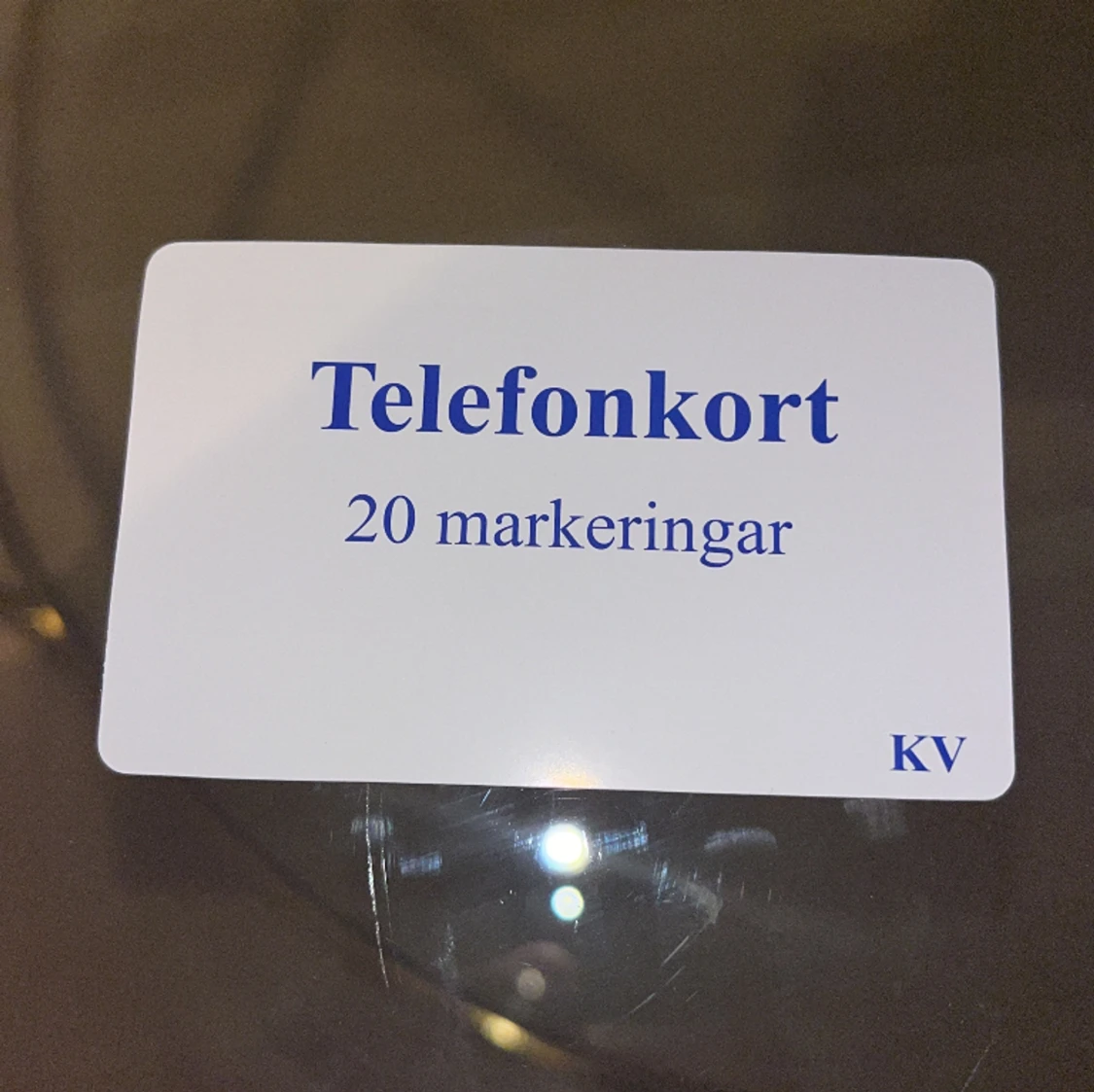 Telefonkort