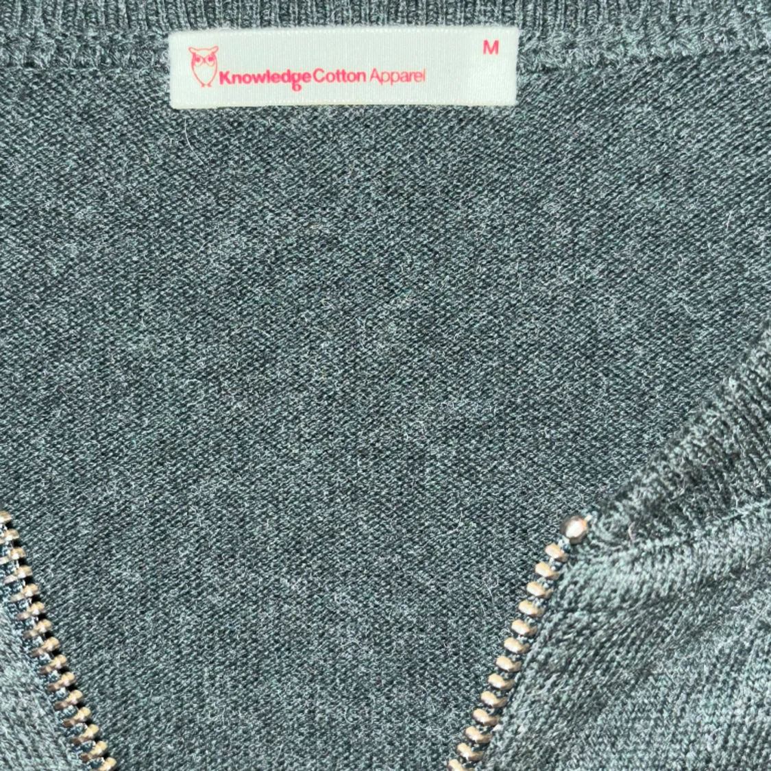 Mörkgrön hel-zip - 90