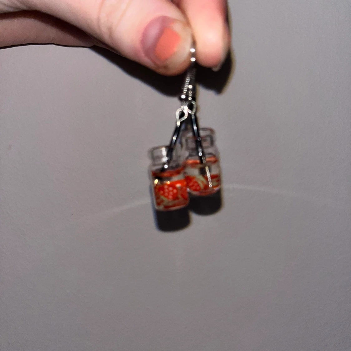 BurkJordgubbsörhängen - 90