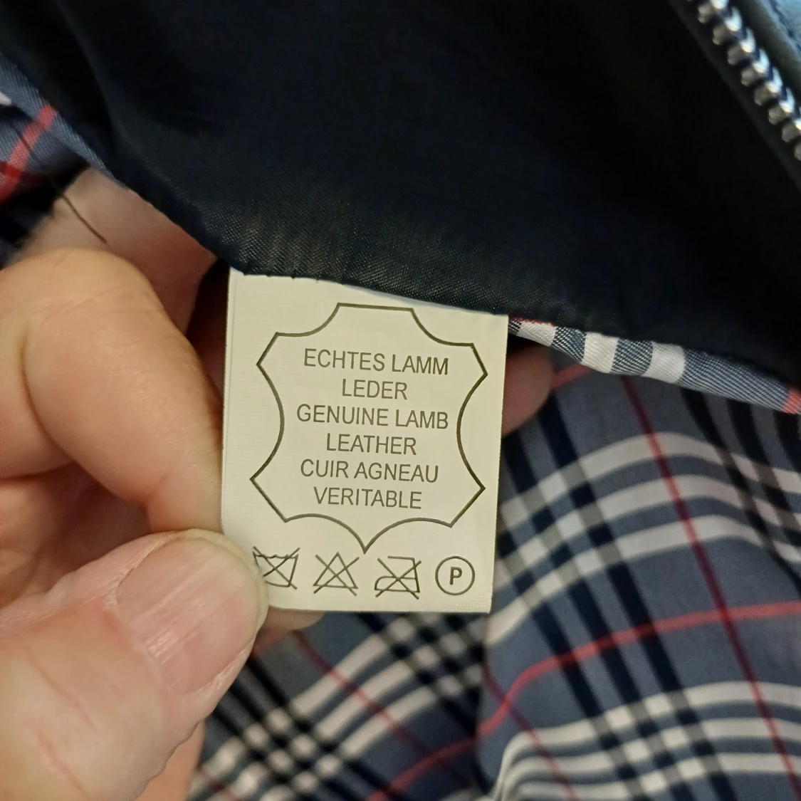 Äkta skinn jacka  - 91