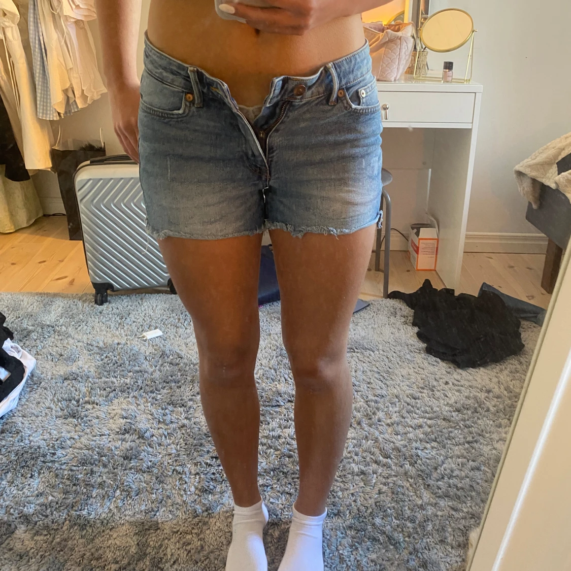 Lågmidjade shorts 